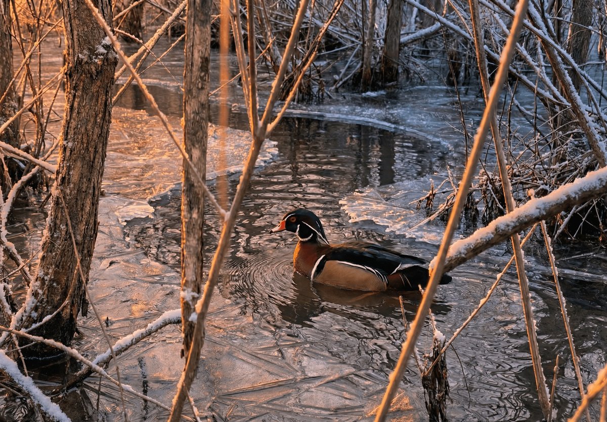 Winterwoodduck